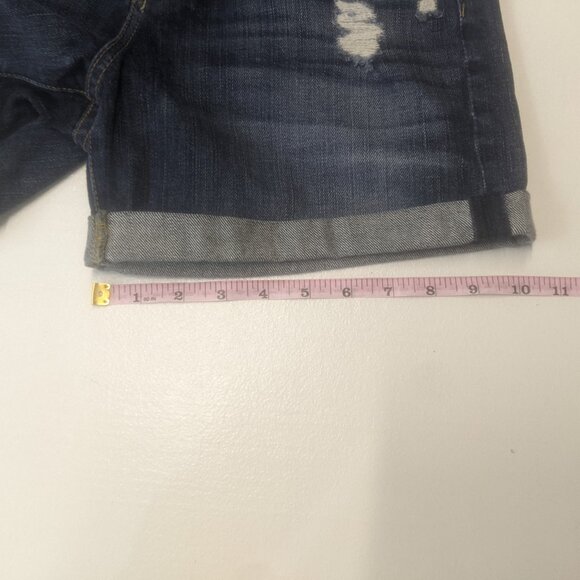 7 For All Mankind Size 25 Distressed Denim Shorts - Picture 10 of 16